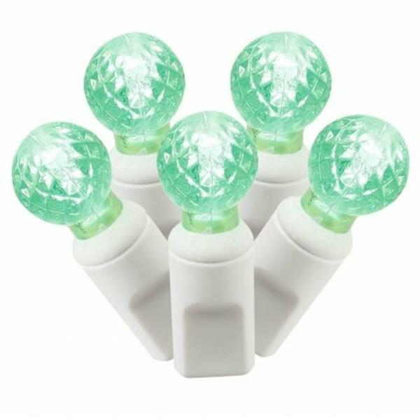 Northlight Seasonal Green Commercial Grade LED G12 Berry Christmas Lights 4 in. Spacing - White Wire 31750643